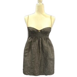 Black Pleated Babydoll Cocktail Dress